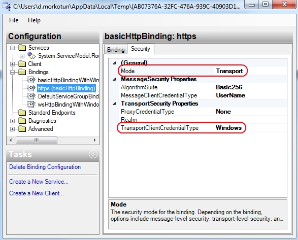 Secure configuration. Security configuration Tool manual. Binding Mode. Optional Binding Swift.