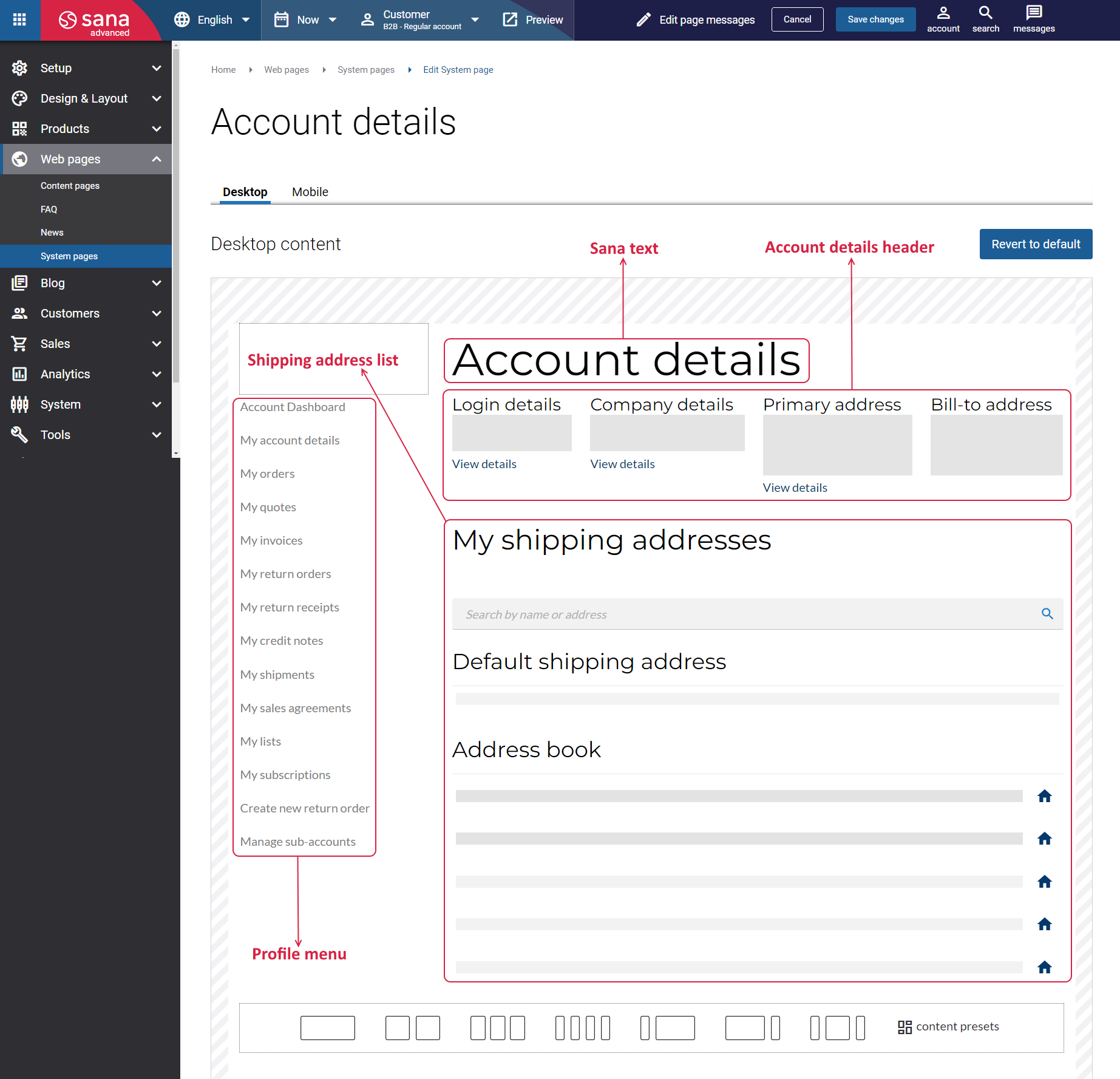 Account Details