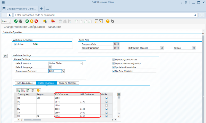 B2B Customer Registration